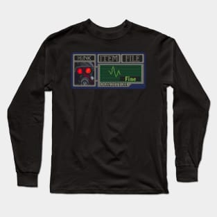 Hunk Pixel Art Long Sleeve T-Shirt